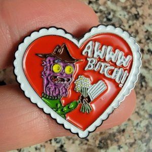 *2 for $13* Rick and Morty Scary Terry - Freddy Krueger "Aww B!tch!" Enamel Pin